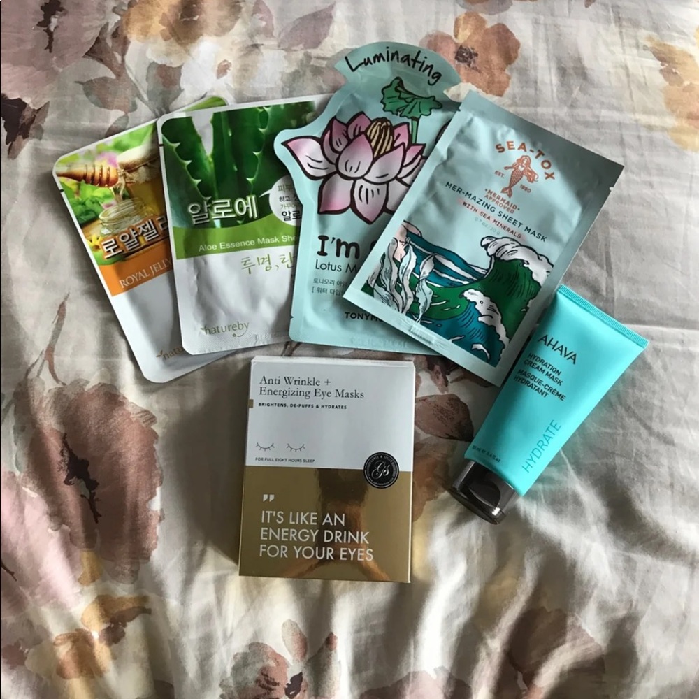 5 Face Mask and 5 Eye Masks